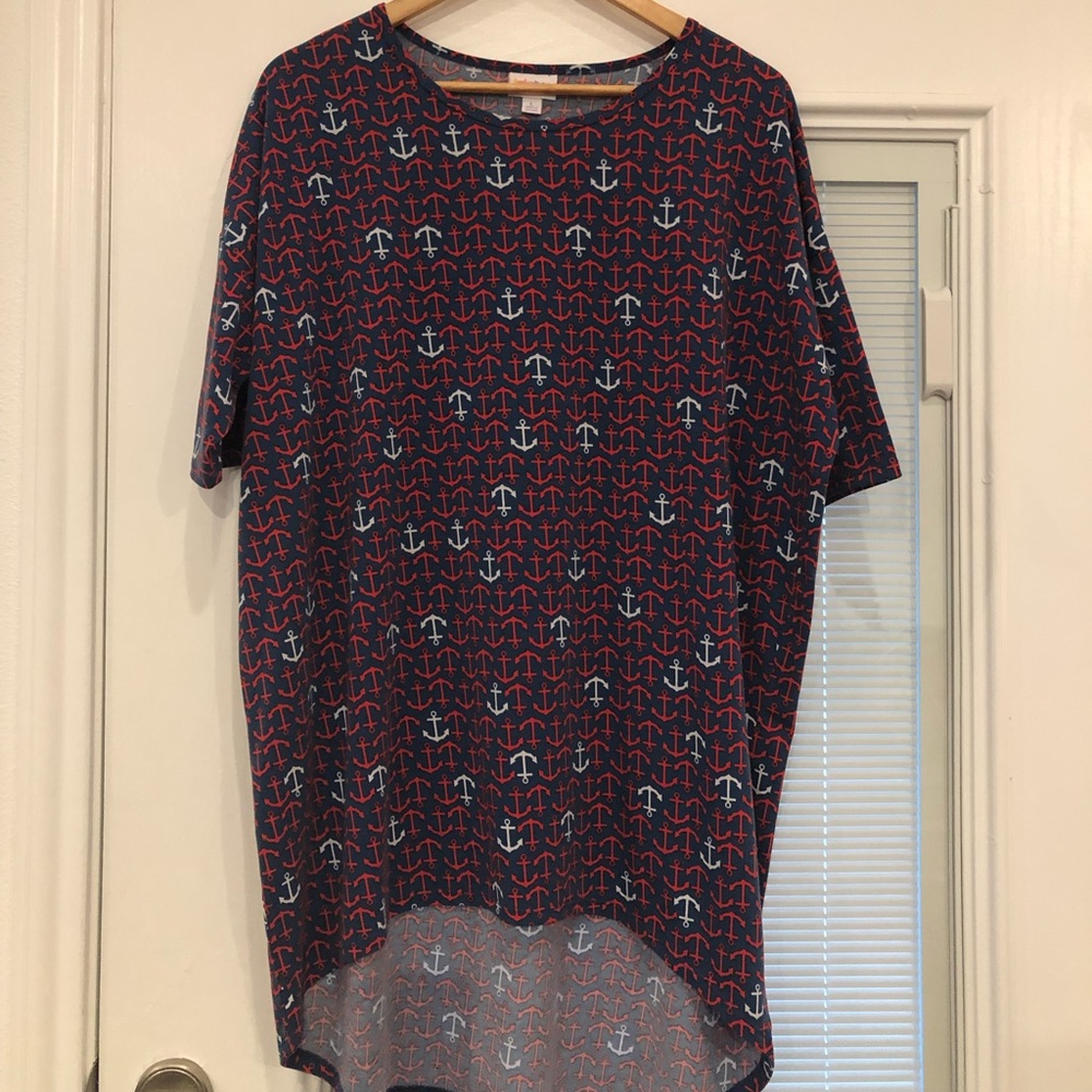 LuLaRoe Irma Large nautical anchors